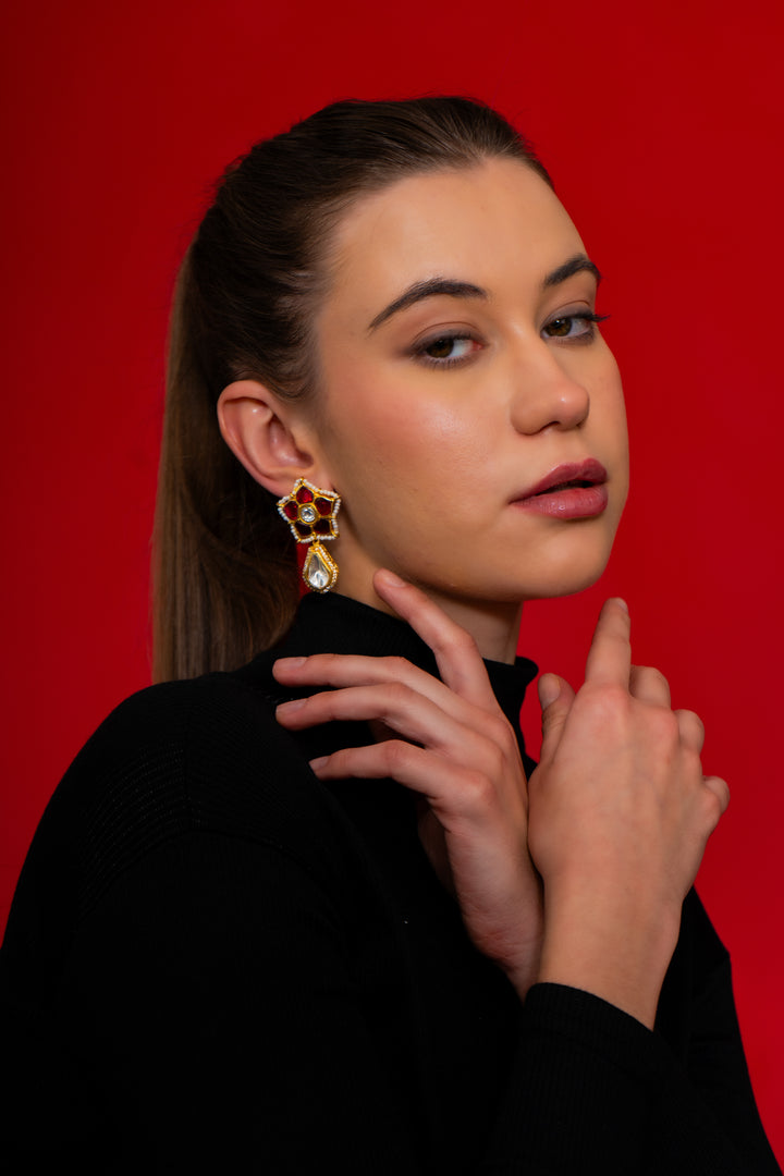 Genda jadau earings