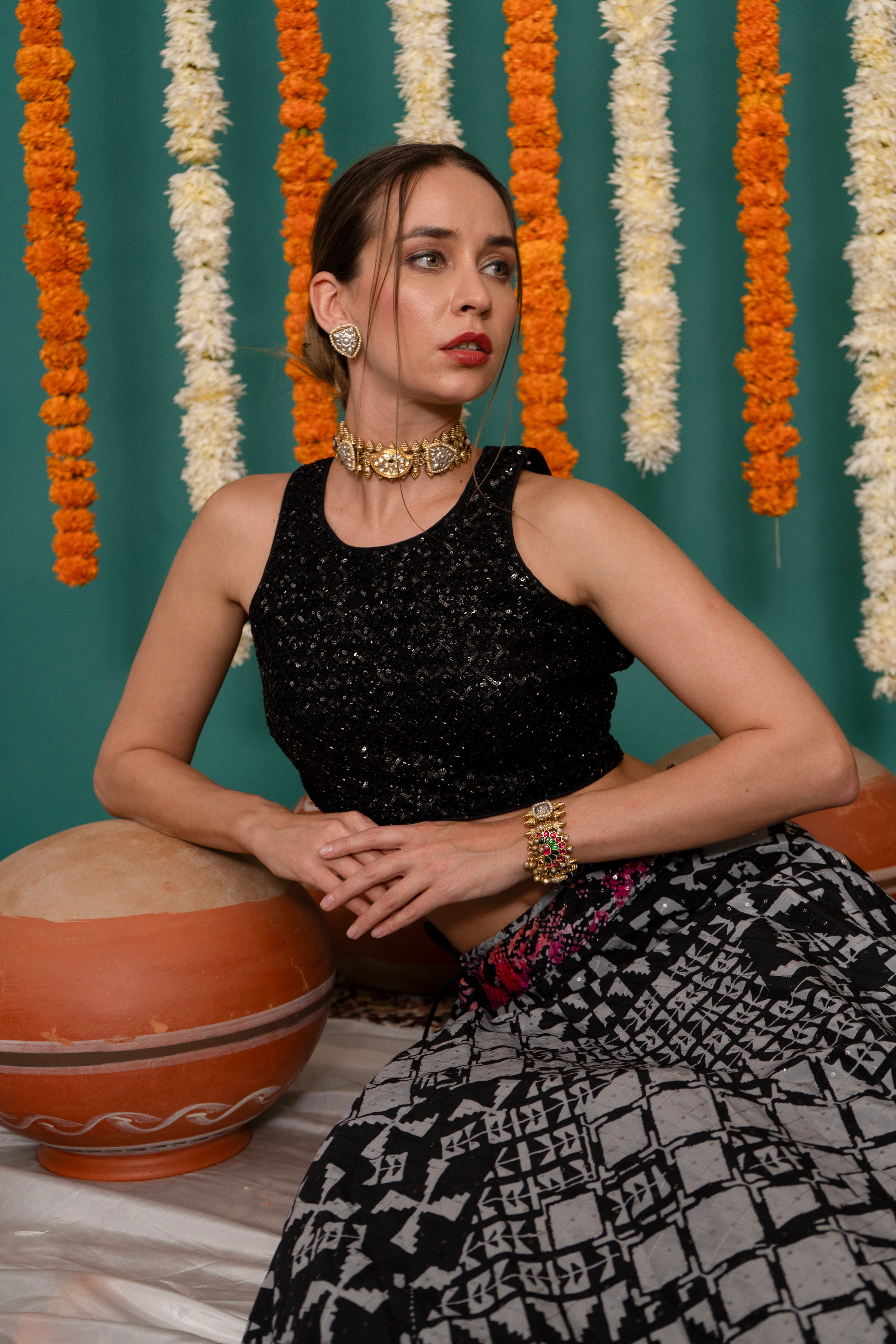 Lubhawna Jadau Necklace set