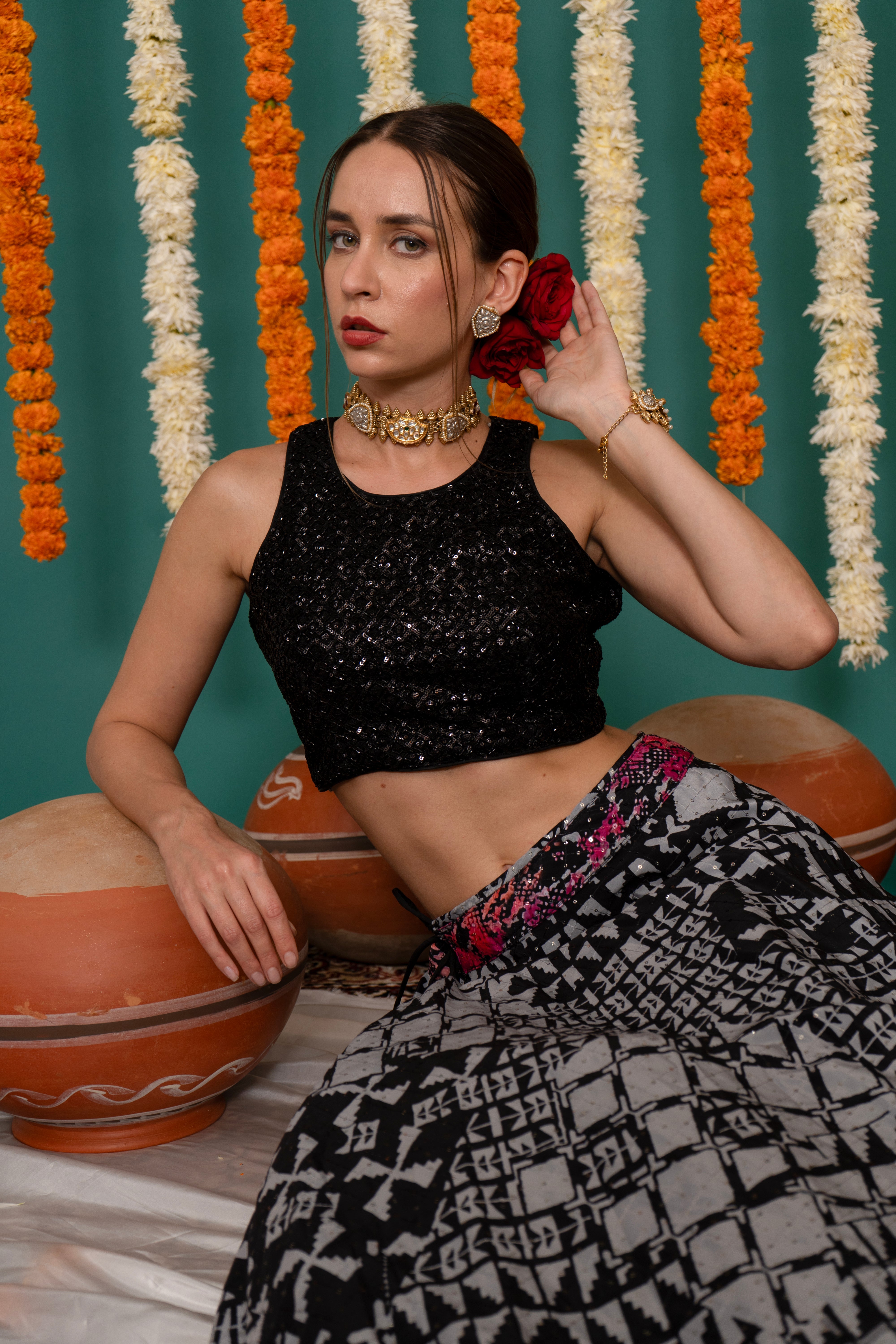 Lubhawna Jadau Necklace set