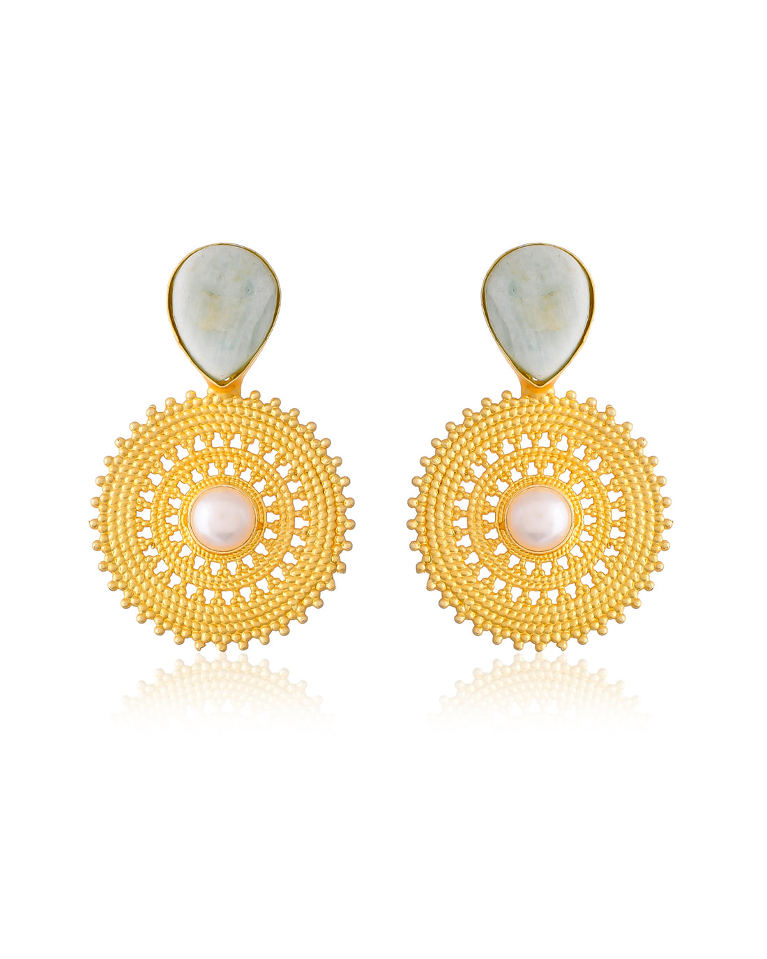 GOLD PINWHEEL STUDS