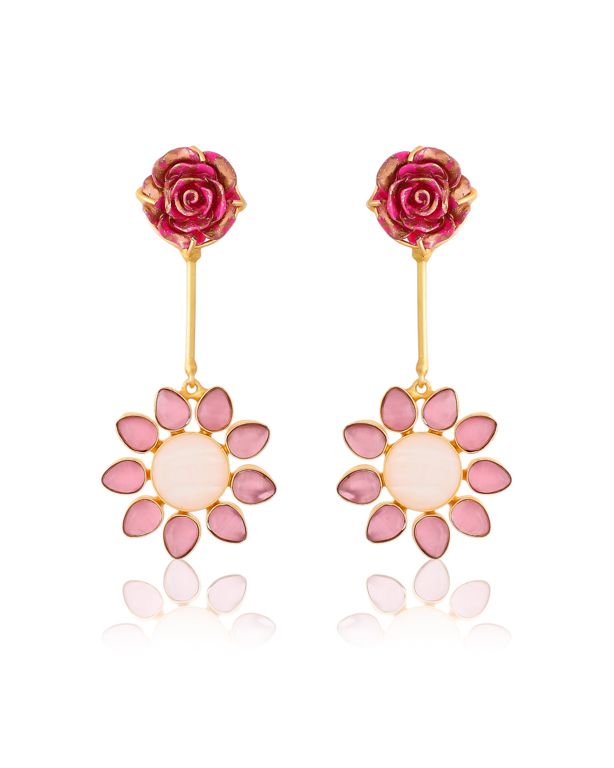 PINK BLOSSOM DANGLERS