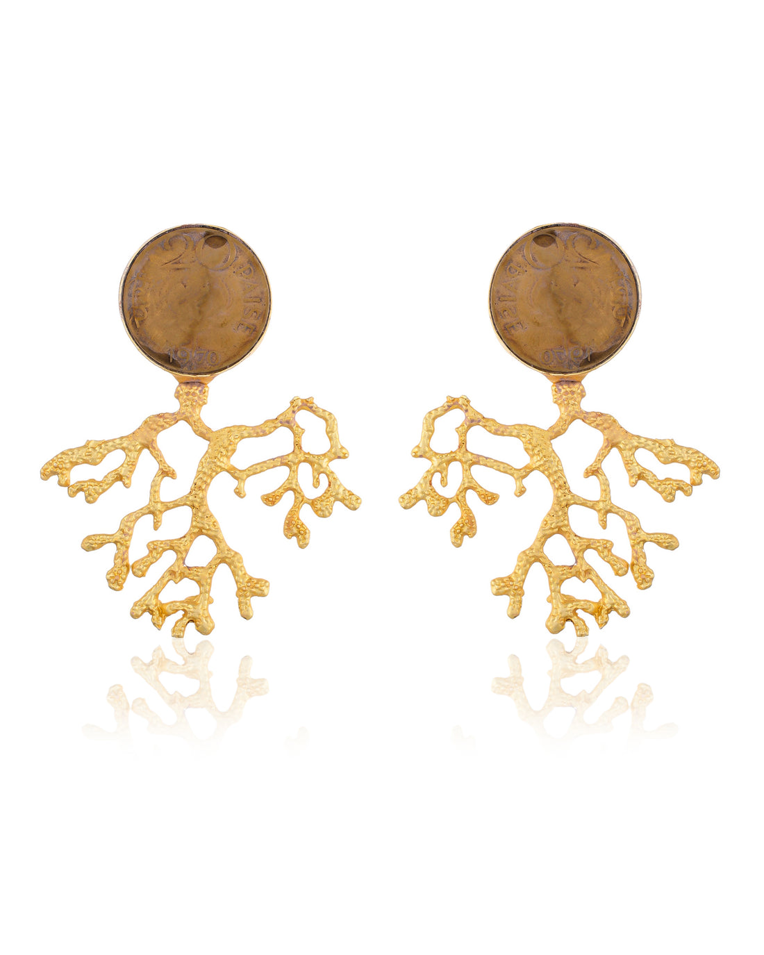 TEXTURED COIN STUDS