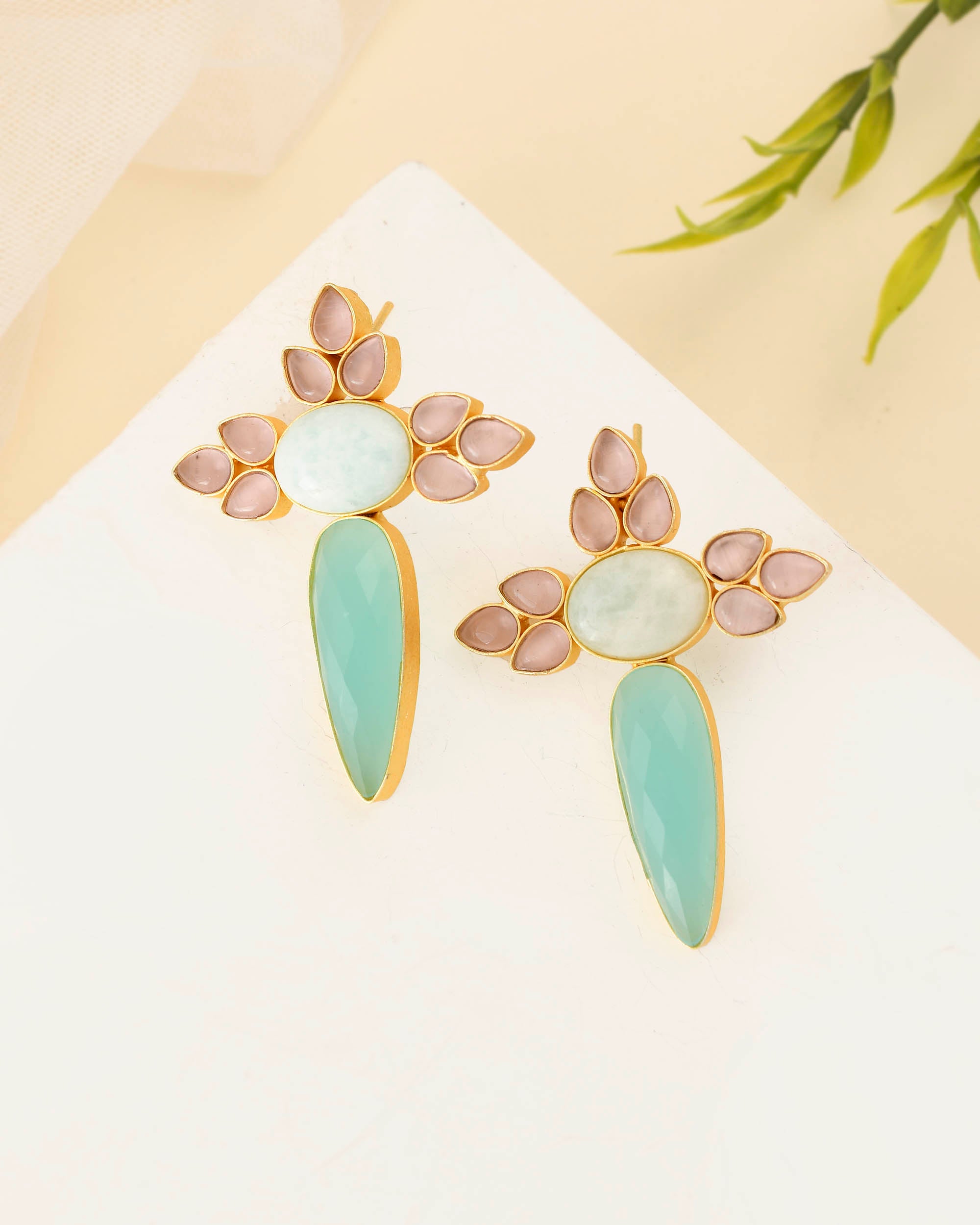 XANTHE PINK EARRINGS