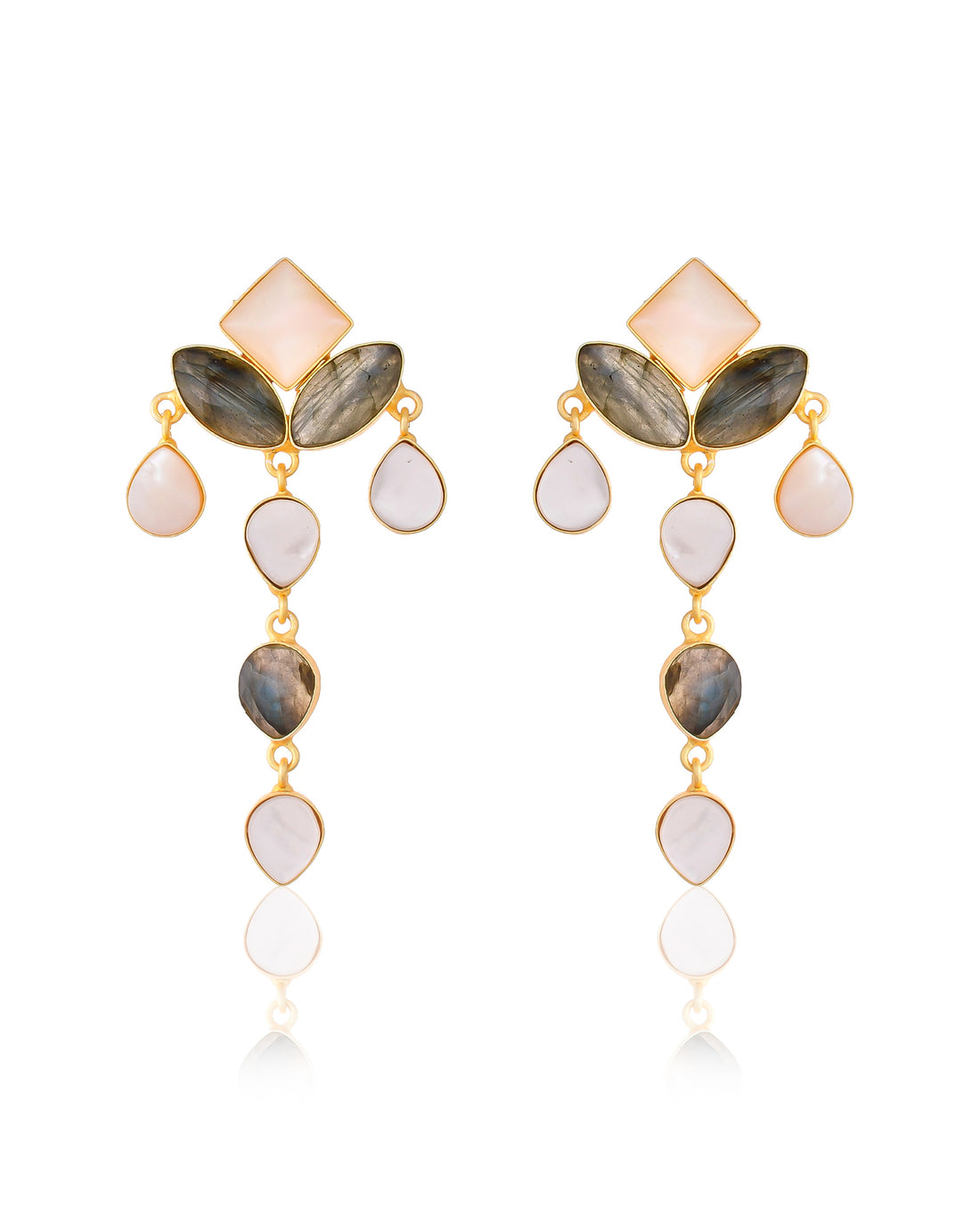 BLING INFINITY PETAL EARINGS