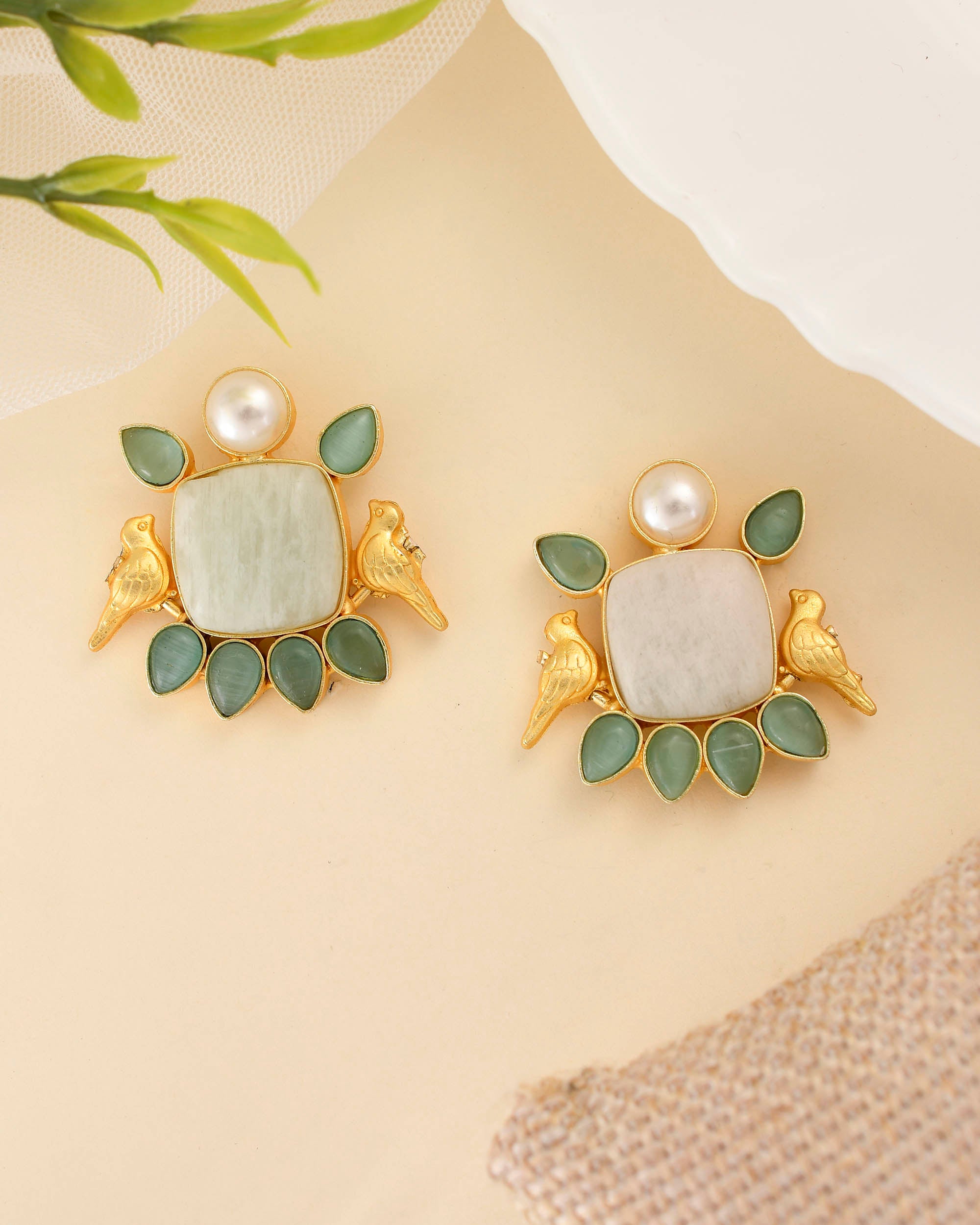 PASTLE BIRDIE STUDS