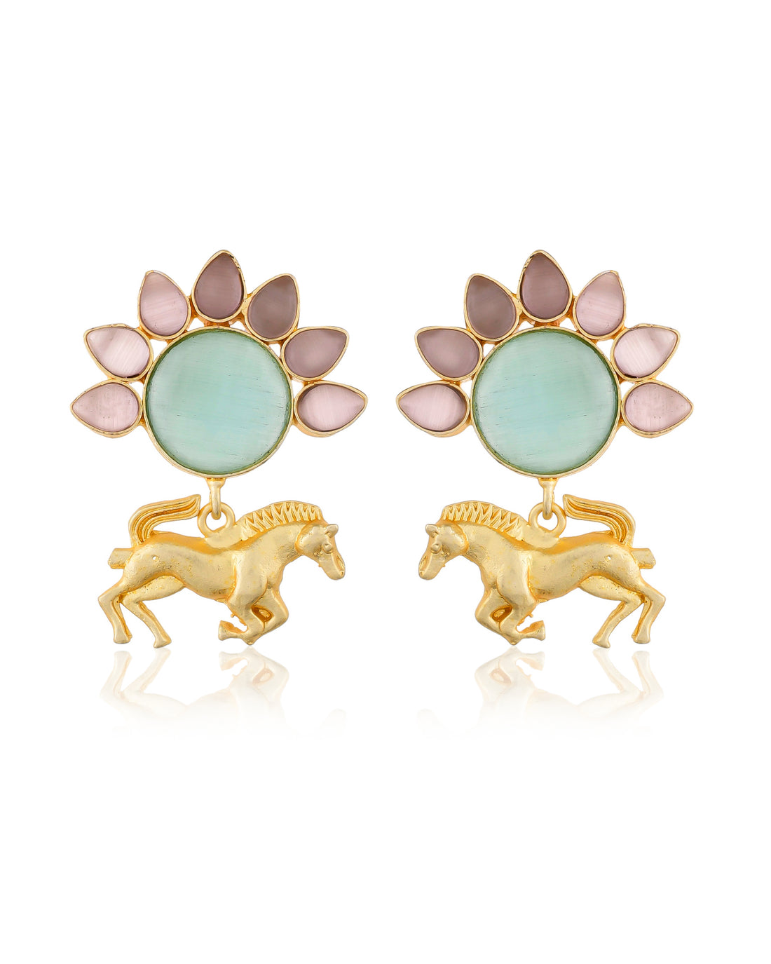 RUNNING HORSE EARING