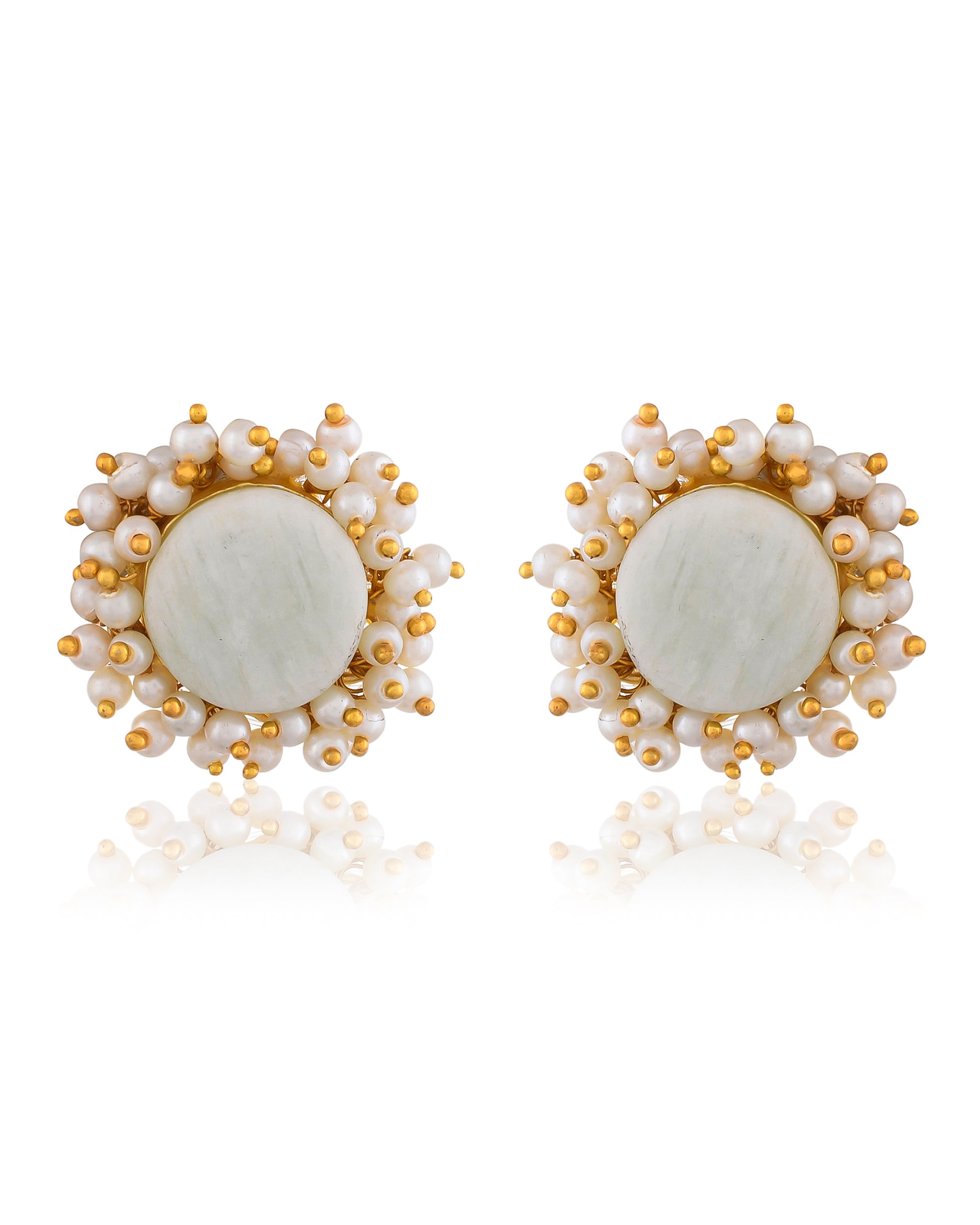 AQUAMARINE ROUGH EARRINGS