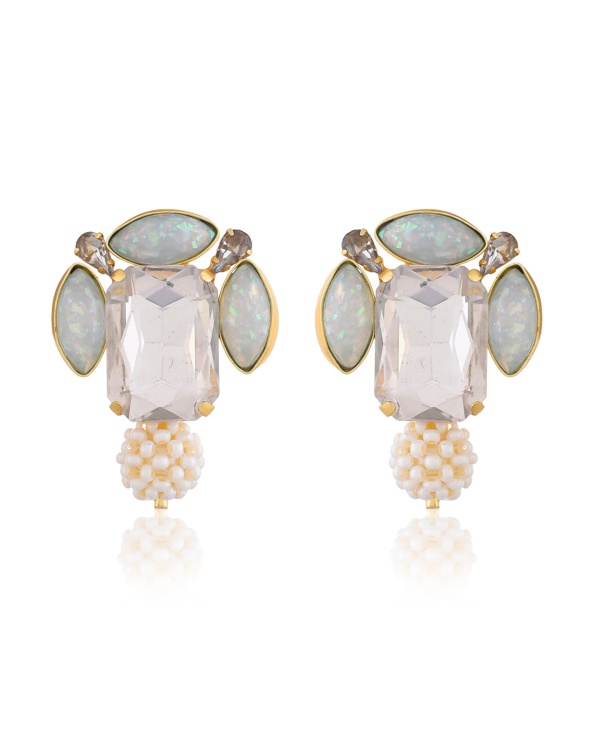 BLUE AND WHITE STUDS