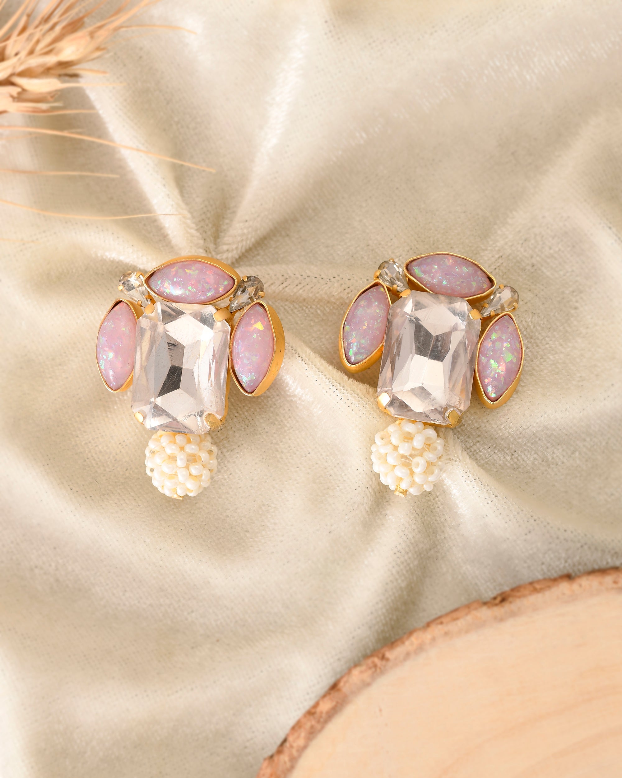 PINK AND WHITE STUDS