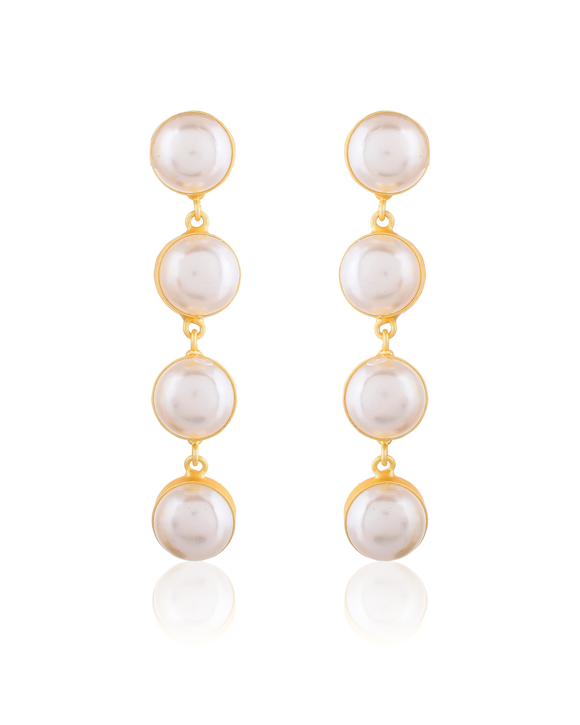 INFINITY PEARL EARINGS