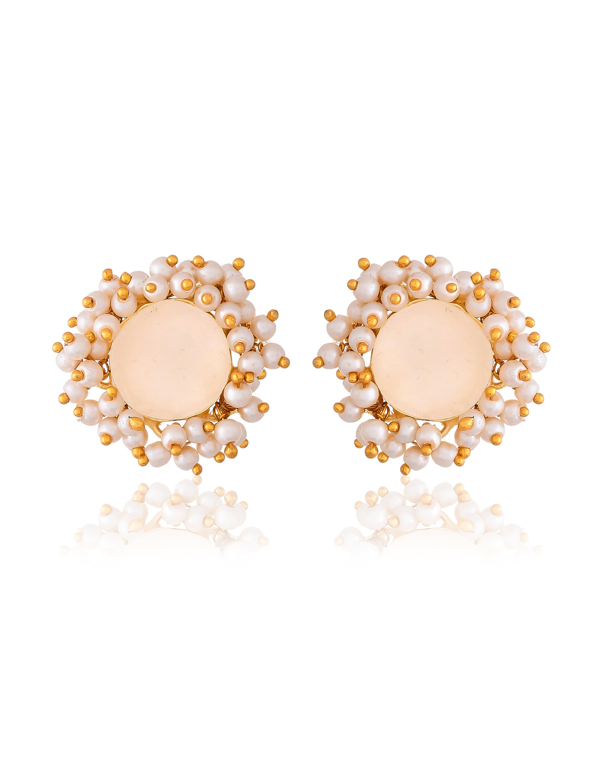 ROSE QUARTZ ROUGH EARRINGS