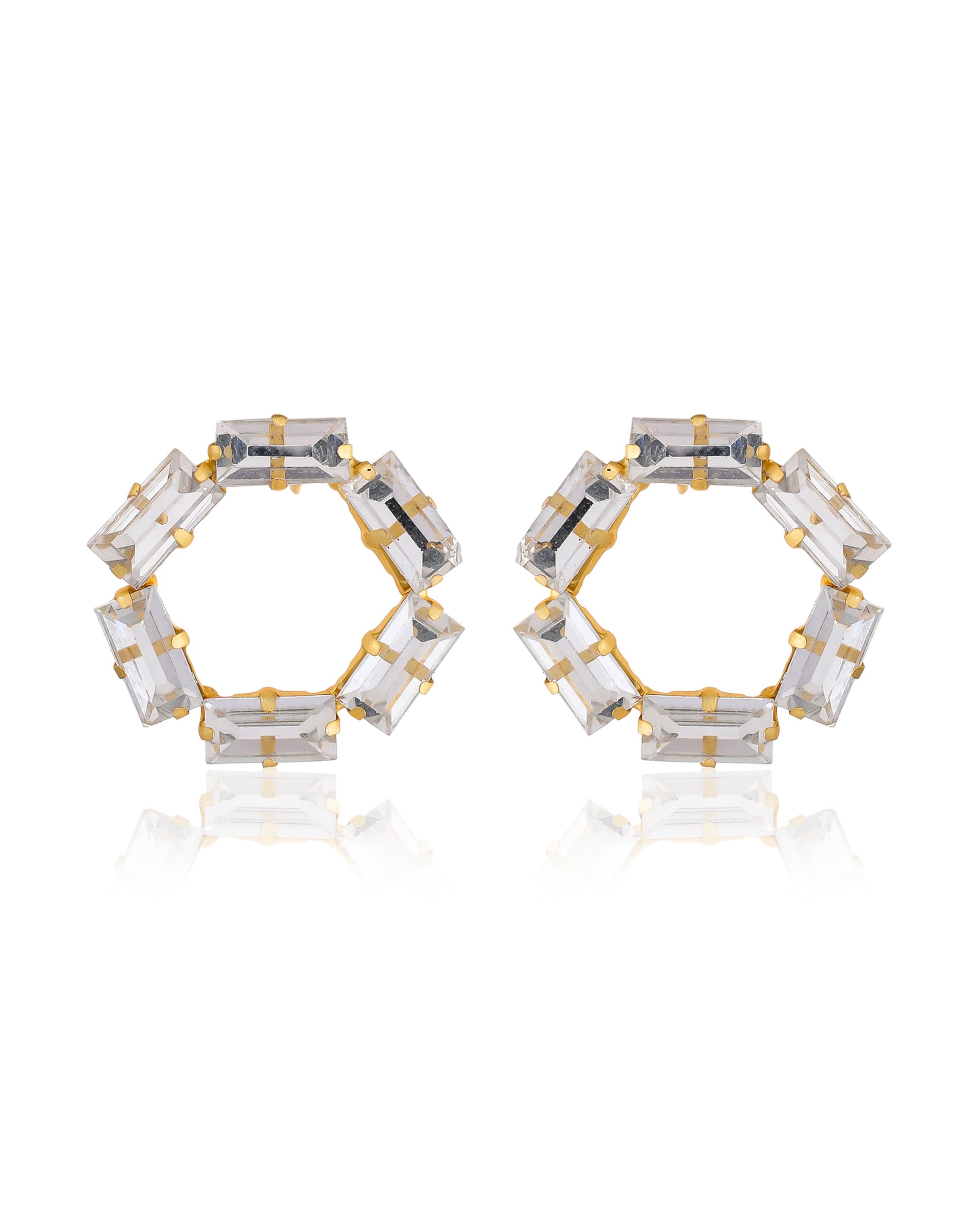 HEXAGONAL SWAROVSKI STUDS