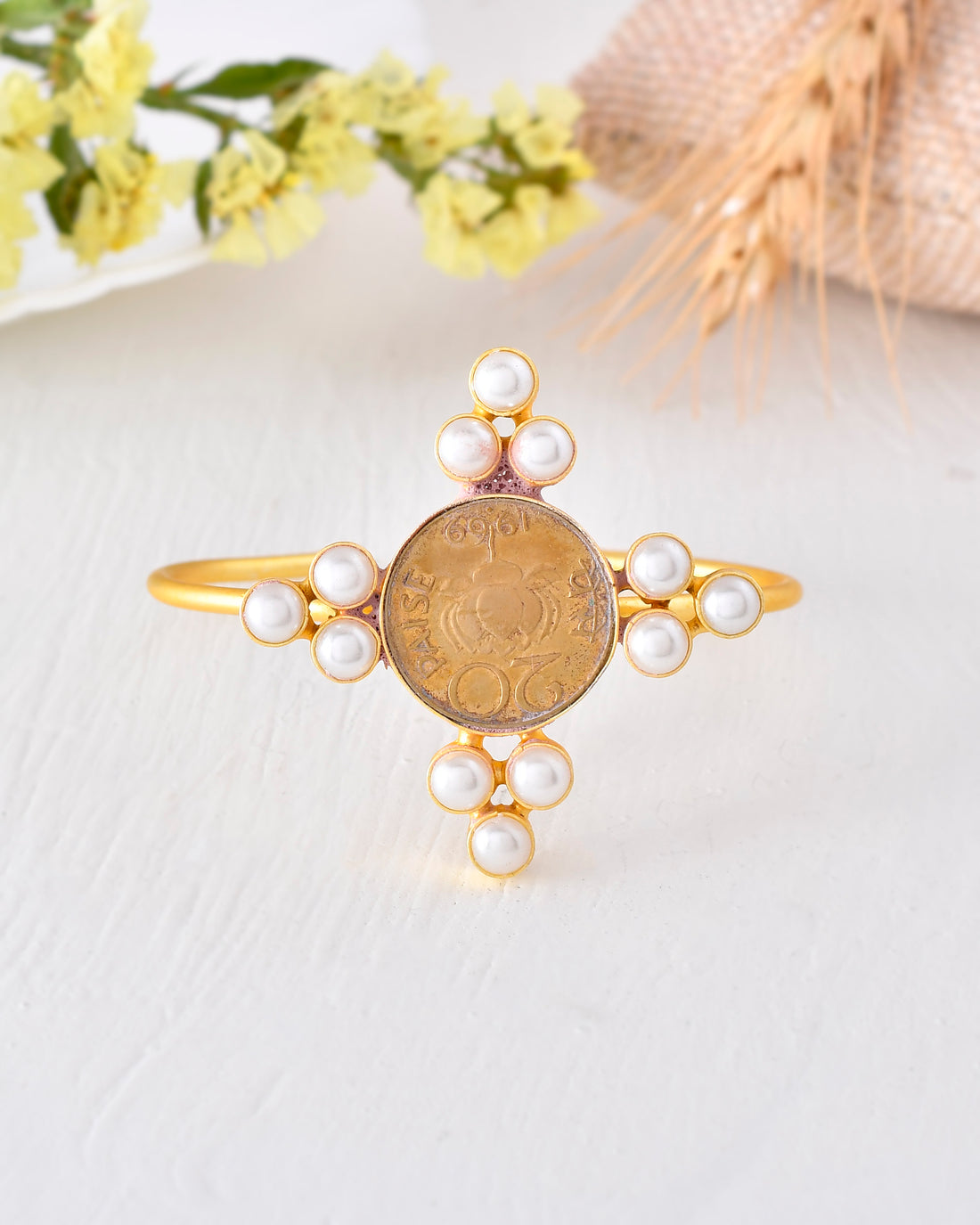 LOTUS COIN CUFF