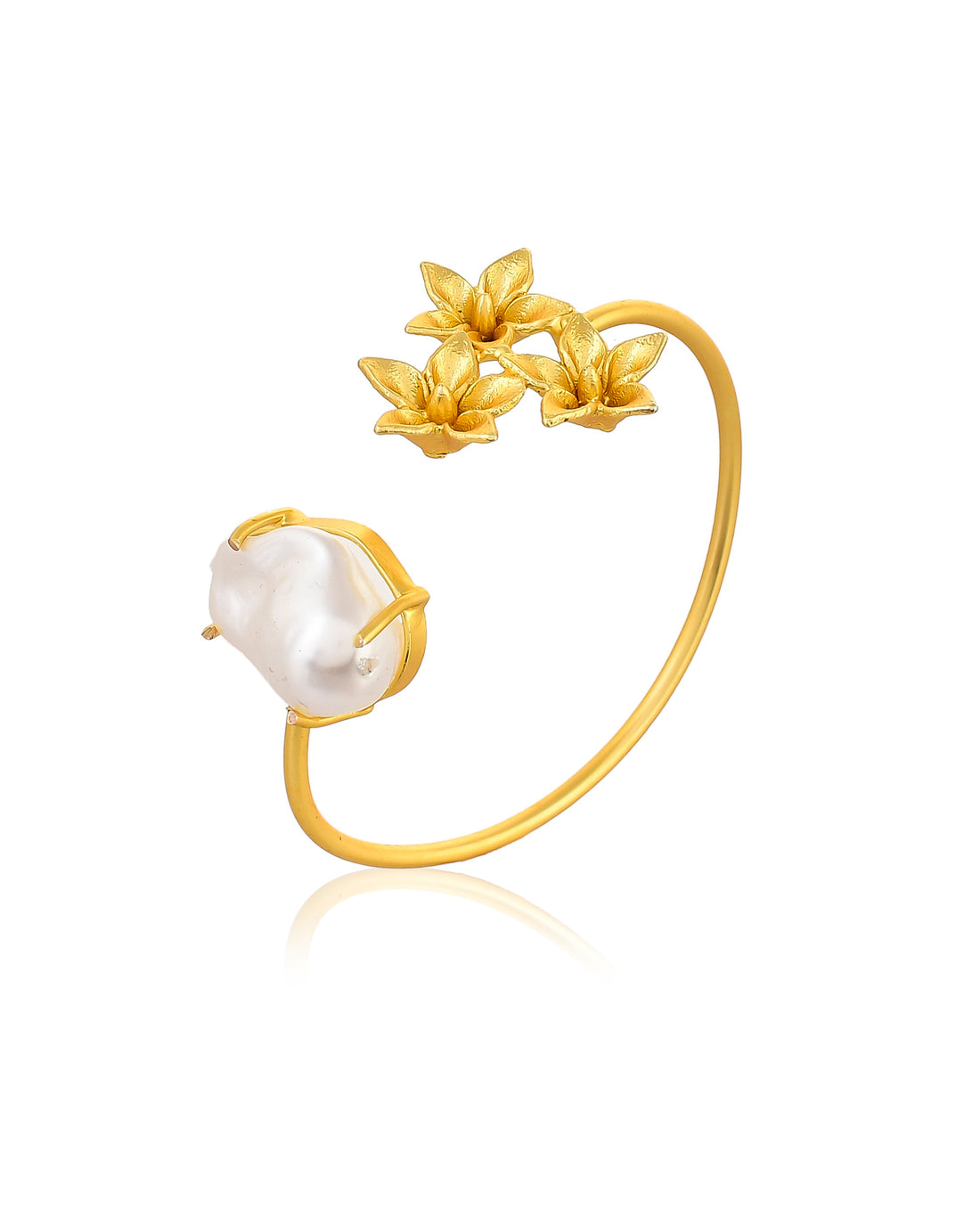FLORAL MOTIF CUFF
