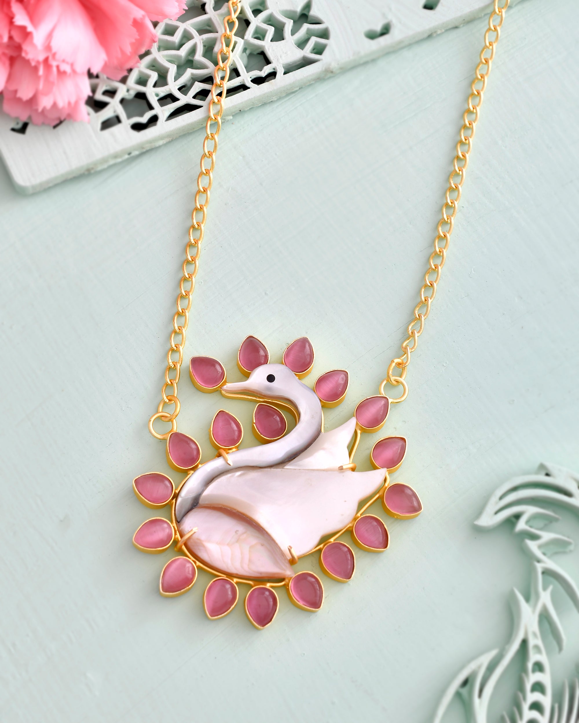 SWAN IN THE WATER PENDANT