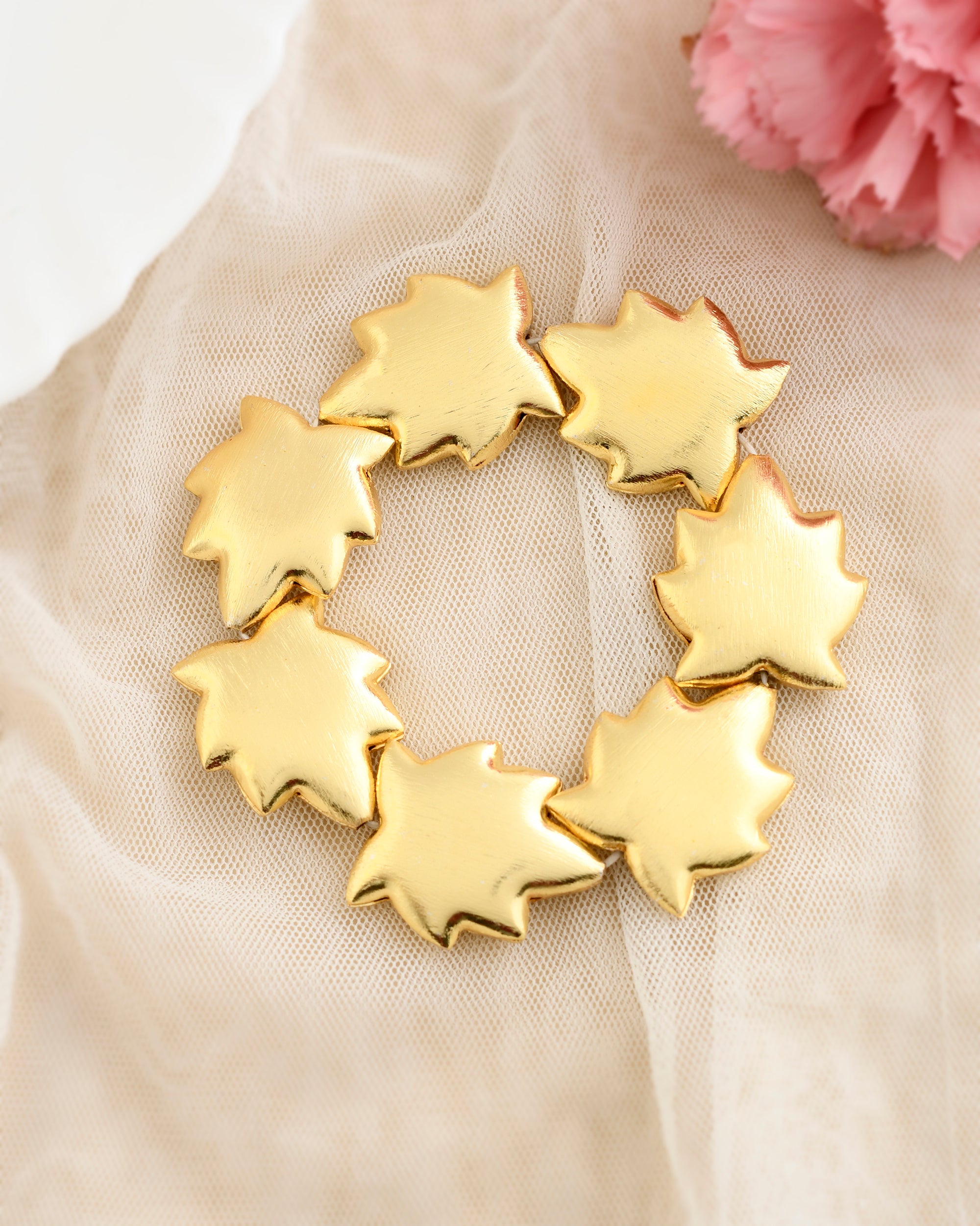 GOLDEN LEAVES METALLIC BRACELET