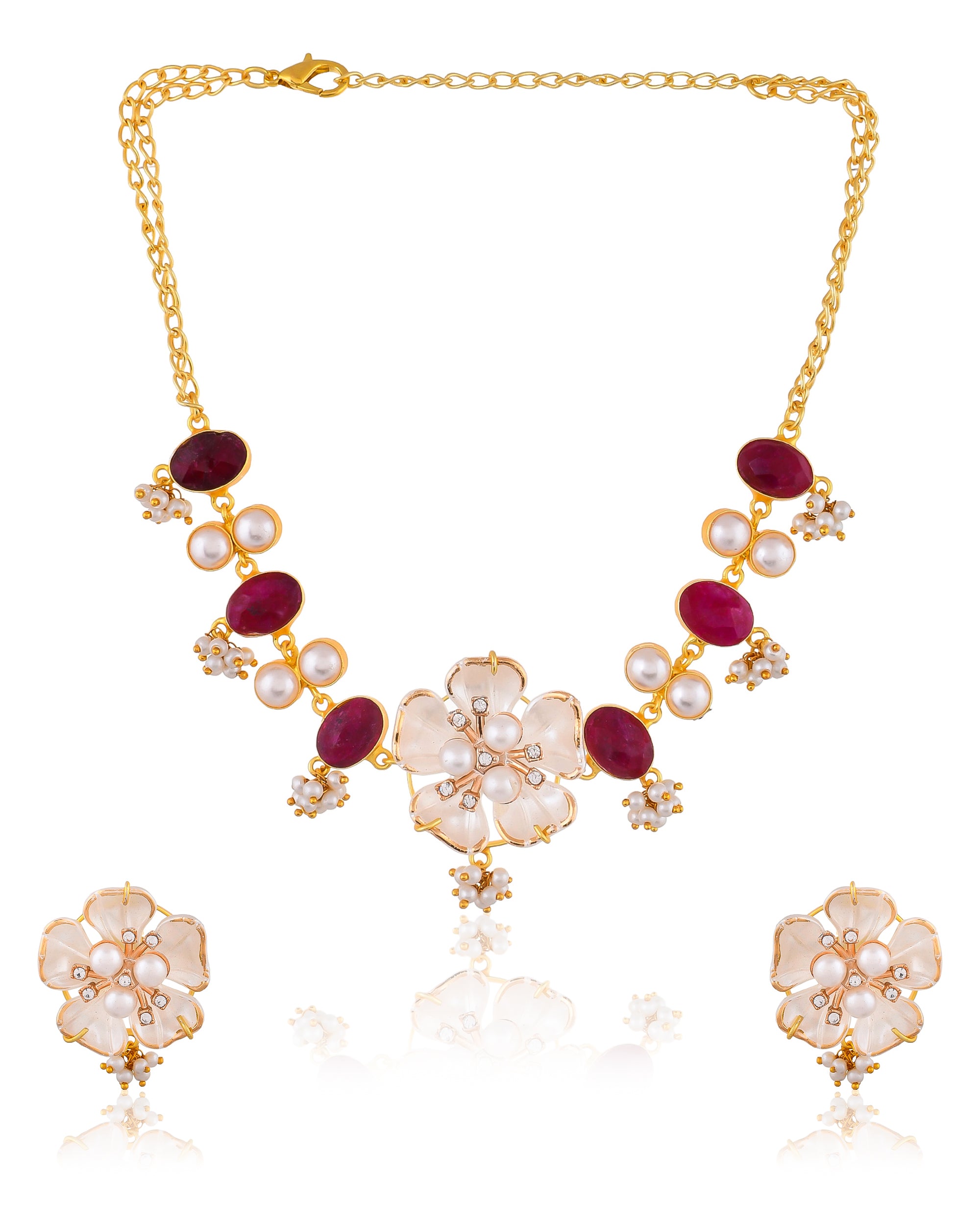AMARA FLOWER NECKLACE