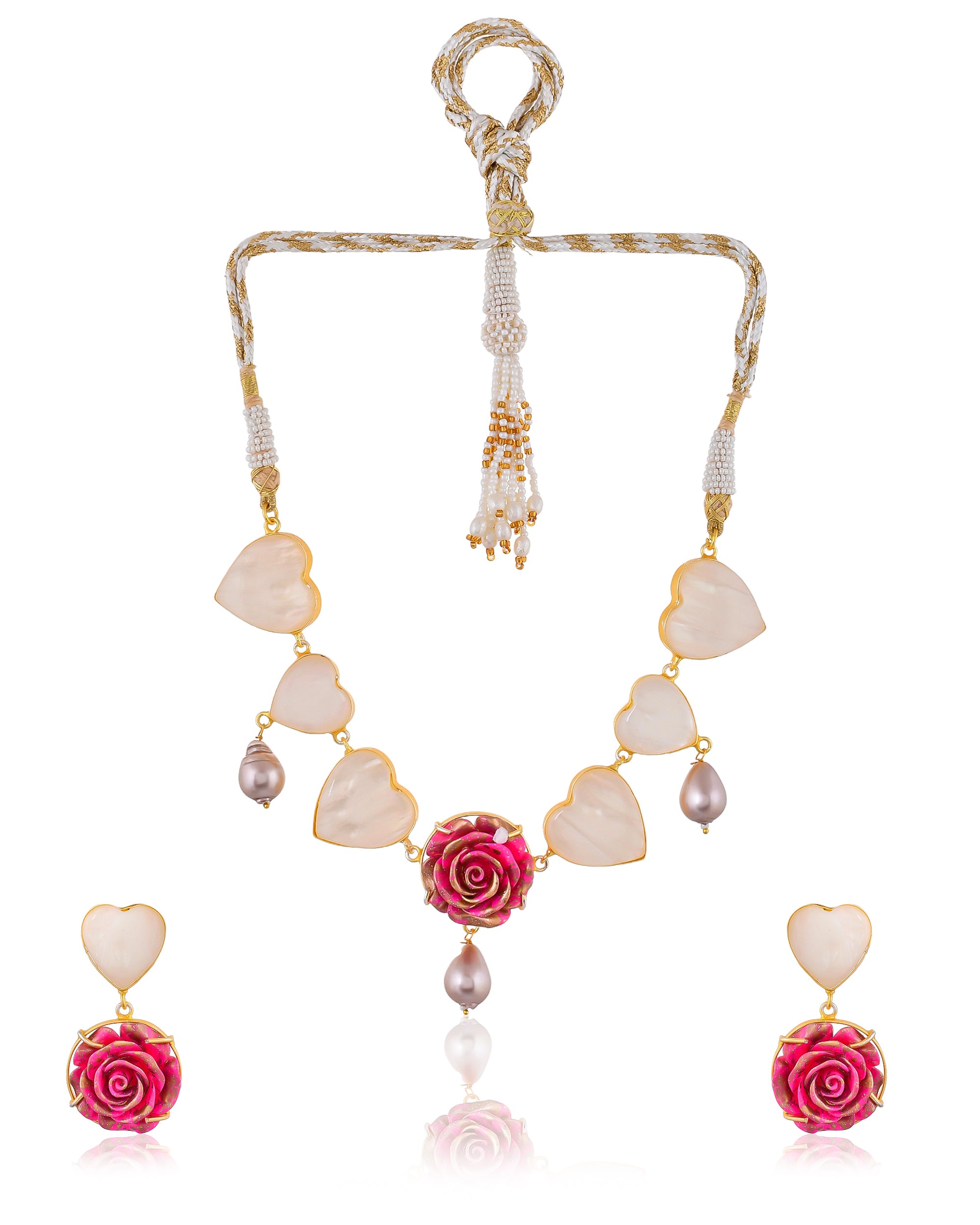 PINK CHAMPAGNE NECKLACE