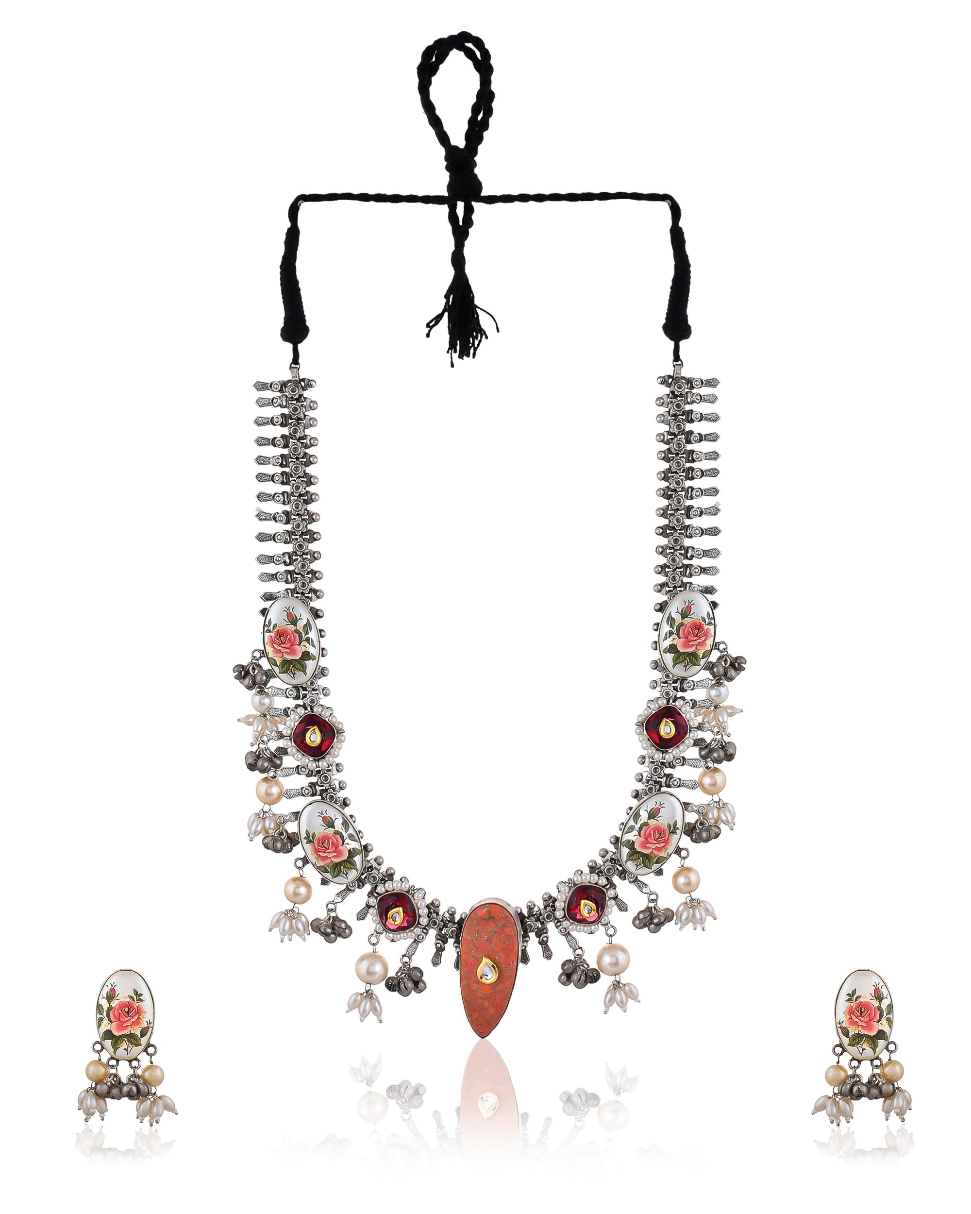 RUKMANI OXIDIZE NECKLACE