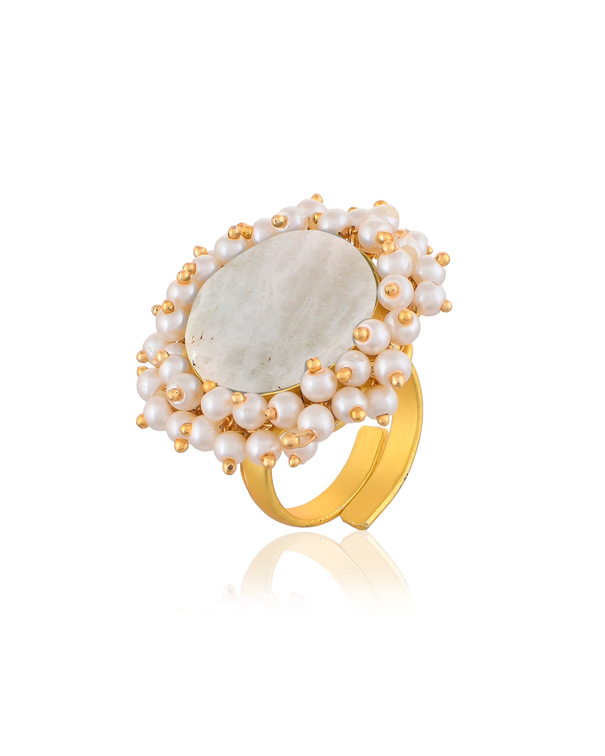 AQUAMARINE ROUGH STONE RING