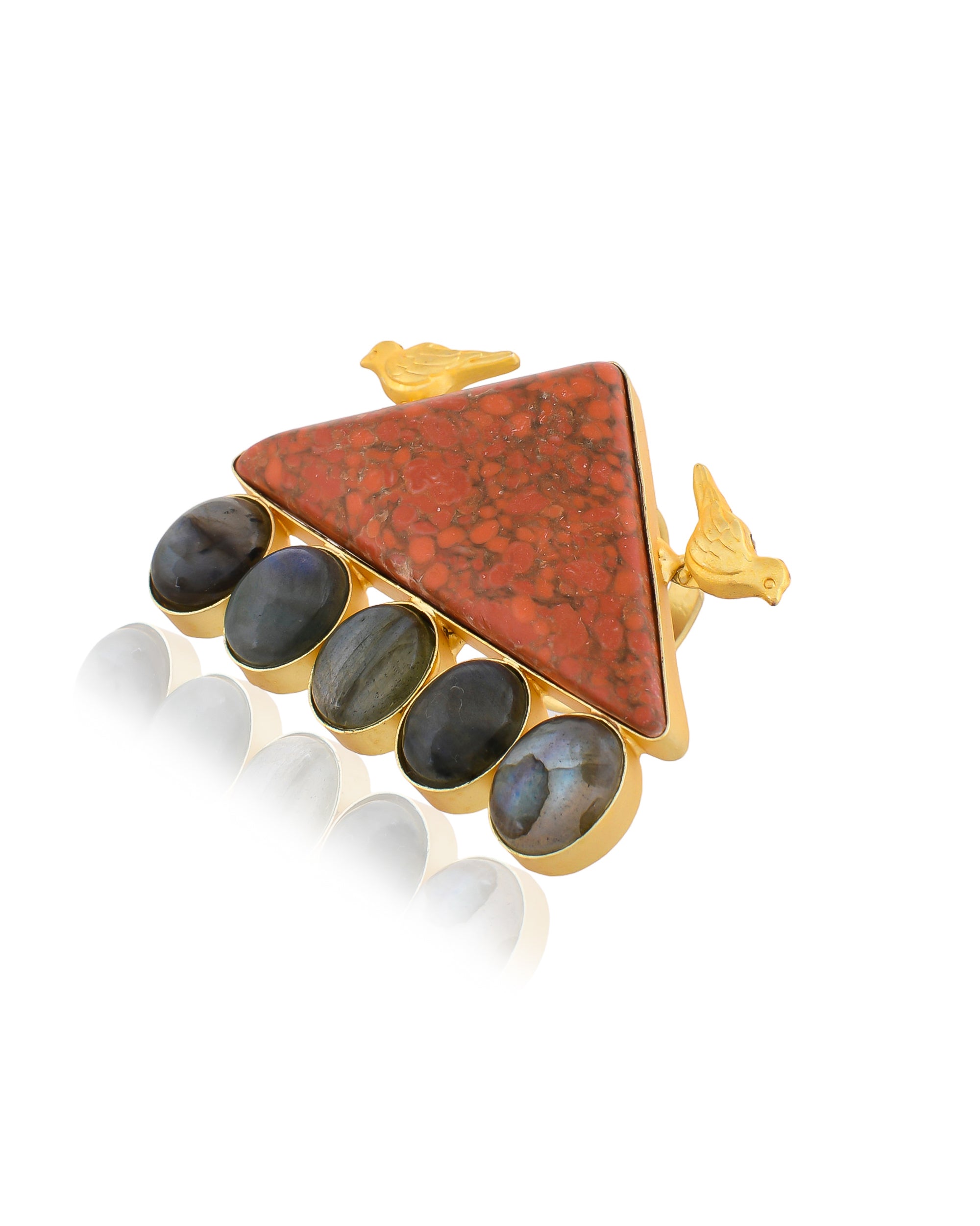 ELEGANT SHADED BHATTI RING