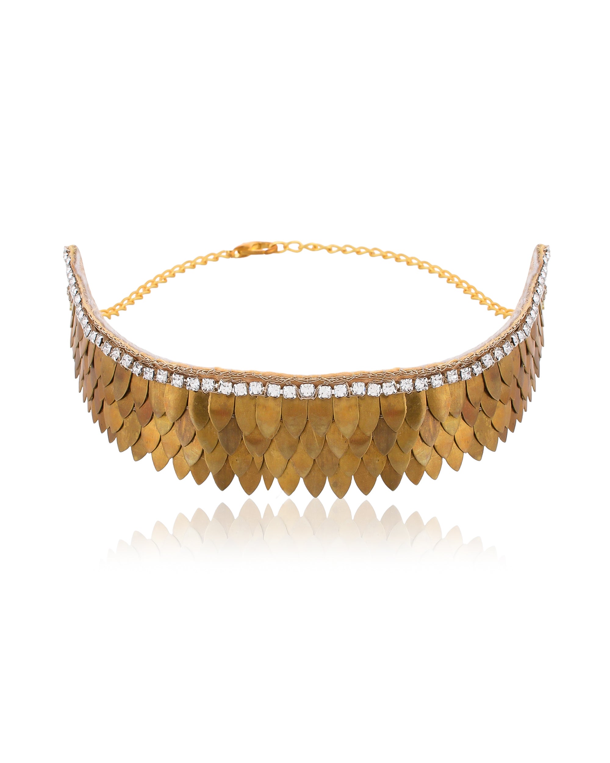 GOLD PETALS CHOKER