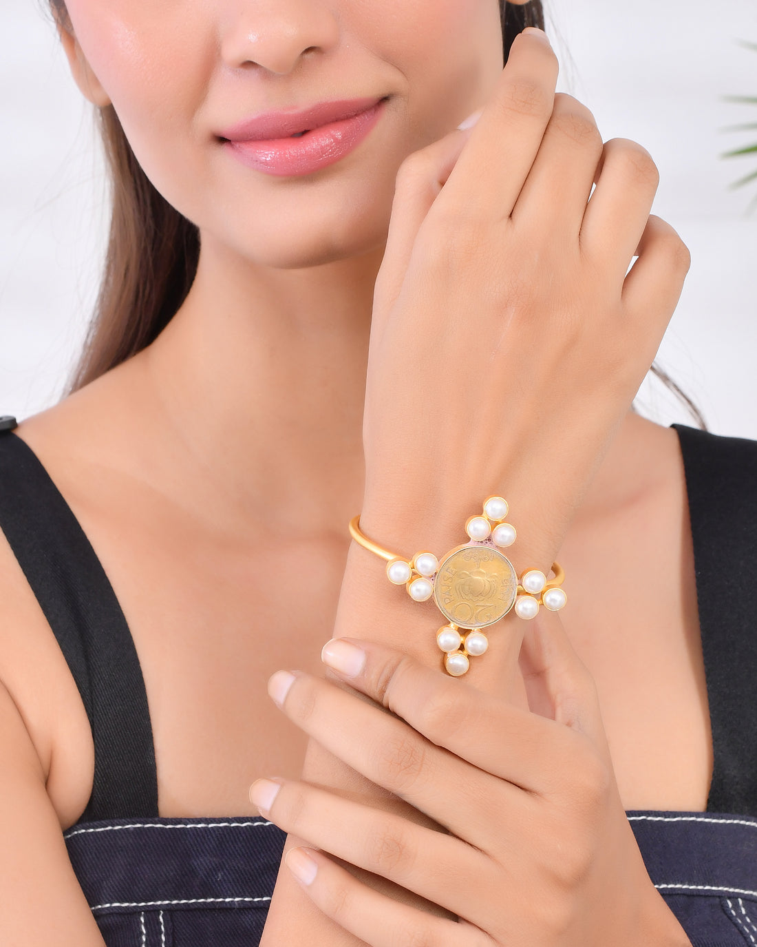 LOTUS COIN CUFF