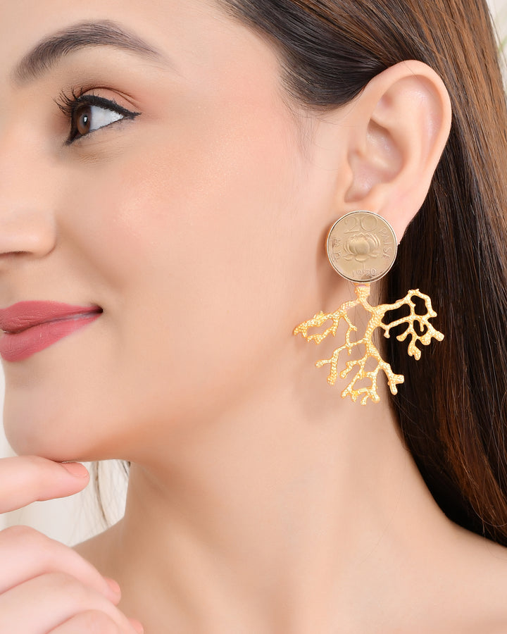 TEXTURED COIN STUDS