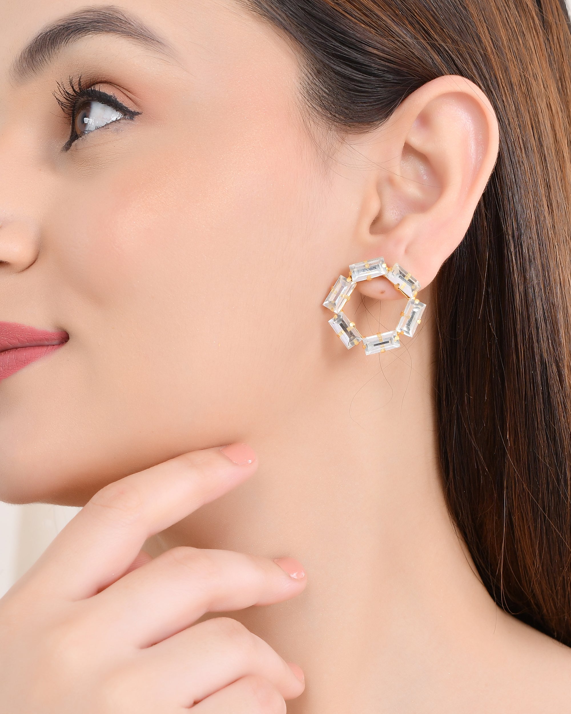 HEXAGONAL SWAROVSKI STUDS