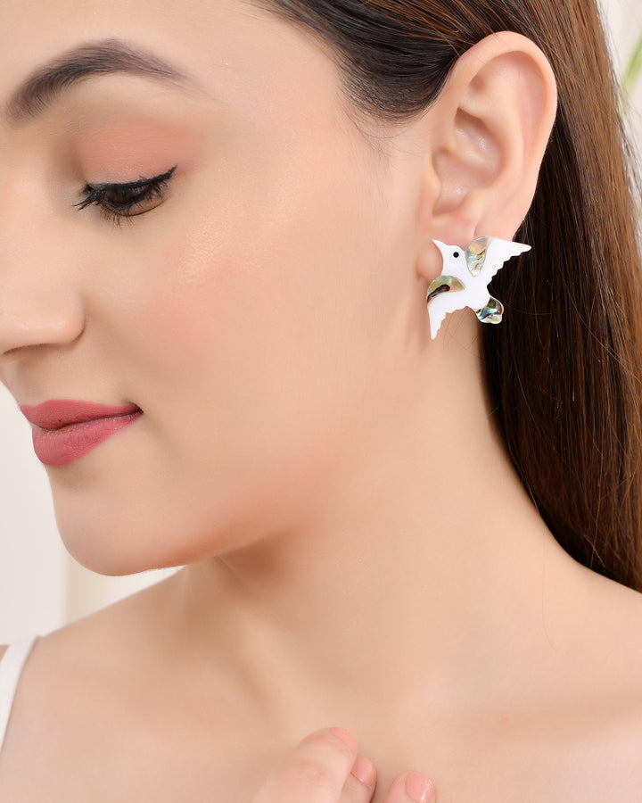 THE FLYING STORK EARRINGS