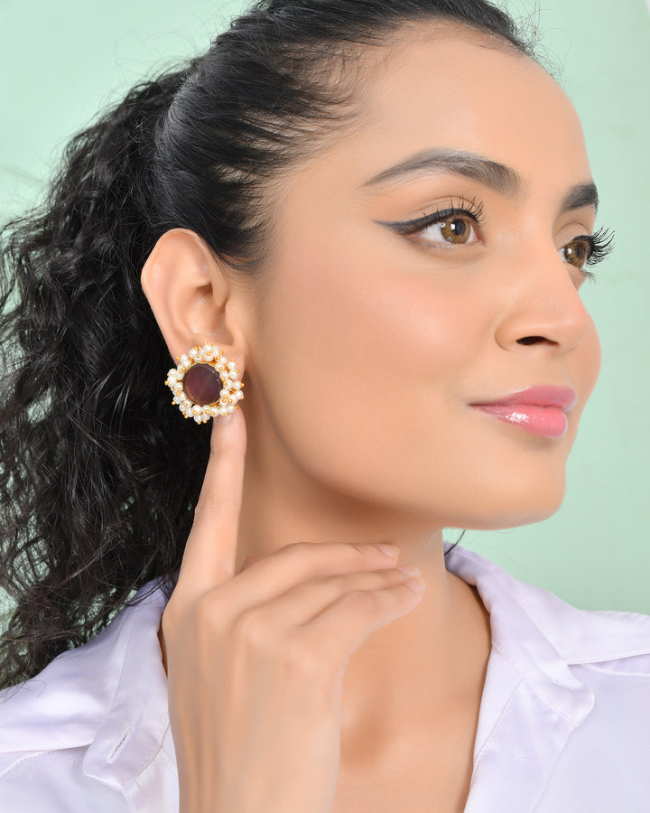 AMETHYST ROUGH EARRINGS