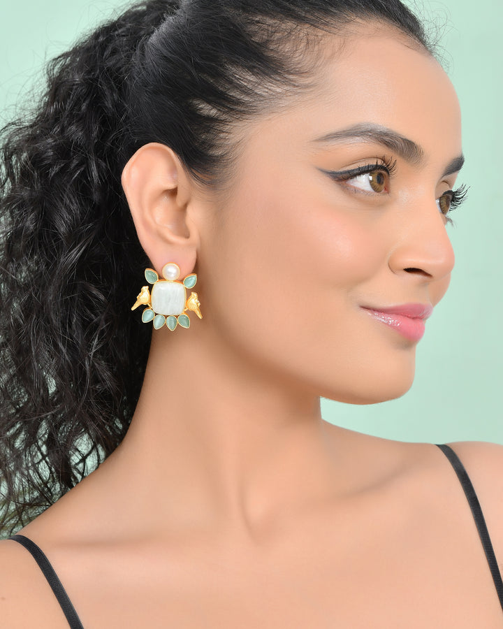 PASTLE BIRDIE STUDS