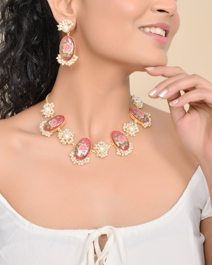 RUBY PINK NECKLACE