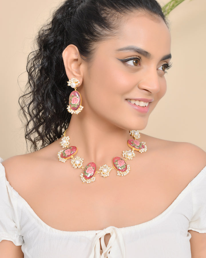 RUBY PINK NECKLACE