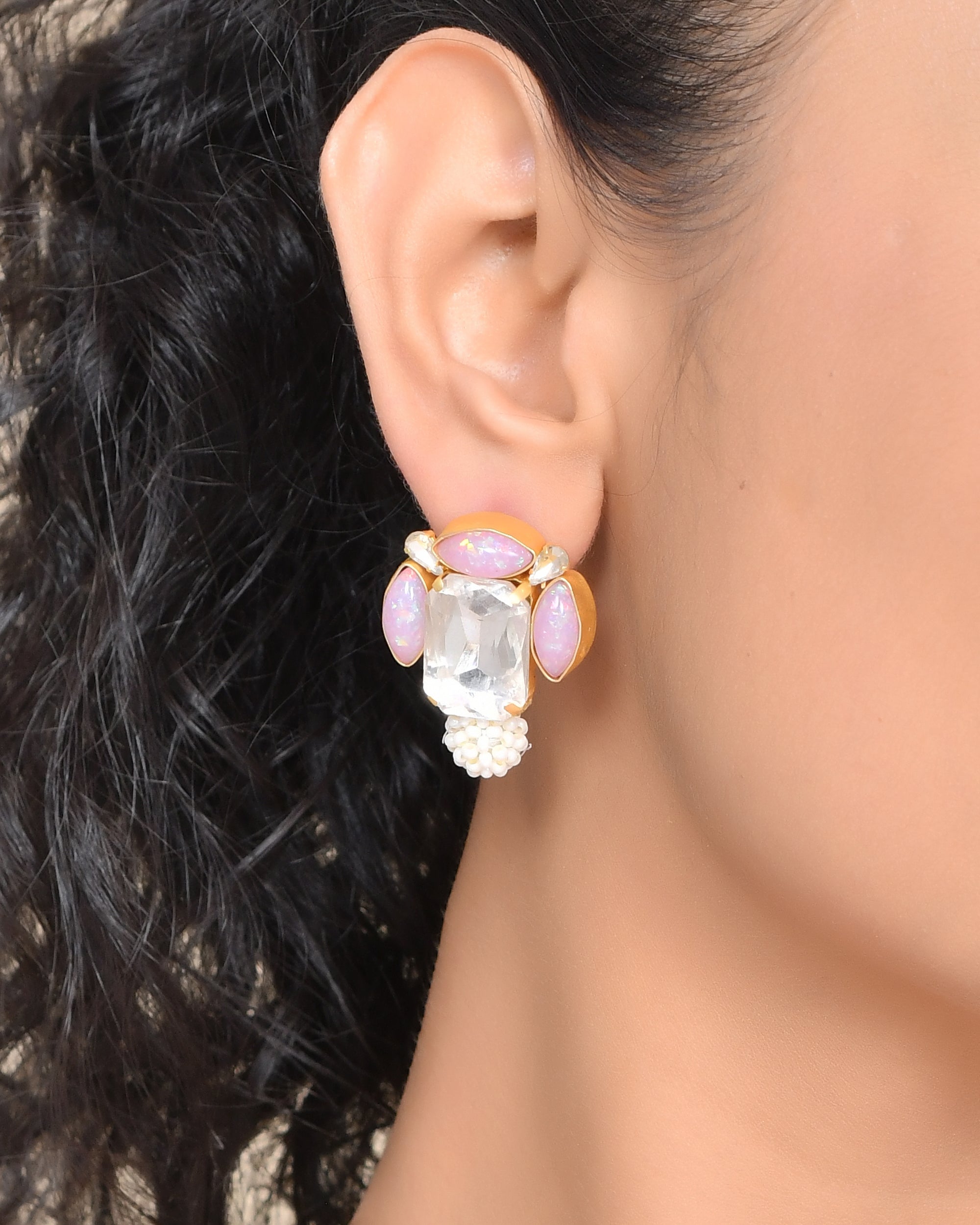 PINK AND WHITE STUDS